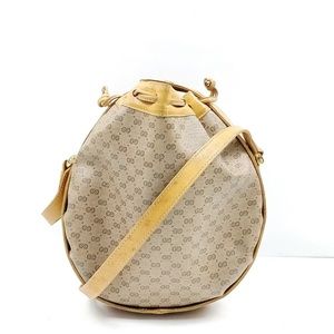 Vintage Gucci Shoulder Bag  Brown PVC 3516819